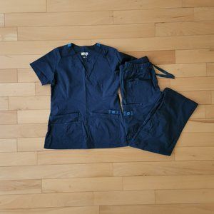 WonderFlex Scrub Set Navy